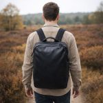 Nagoya Rucksack 15" Lederfront black