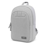 DYX Kleiner City Damenrucksack für Alltag Luna hellgrau