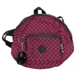 KIPLING Mini Rucksack Damen Pink Schwarz Geometrisch…