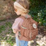 Personalisierbarer Rucksack Happy Prints Caramel von Lässig