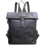 Sandy Lederrucksack Groß Damen Laptop Rucksack 15,6 Zoll Herren – Greenwood