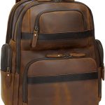 TIDING Herren Lederrucksack 15,6 Zoll Laptop Rucksack Reiserucksack Business Tasche für Arbeit, Braun : Amazon.de: Computer & Zubehör