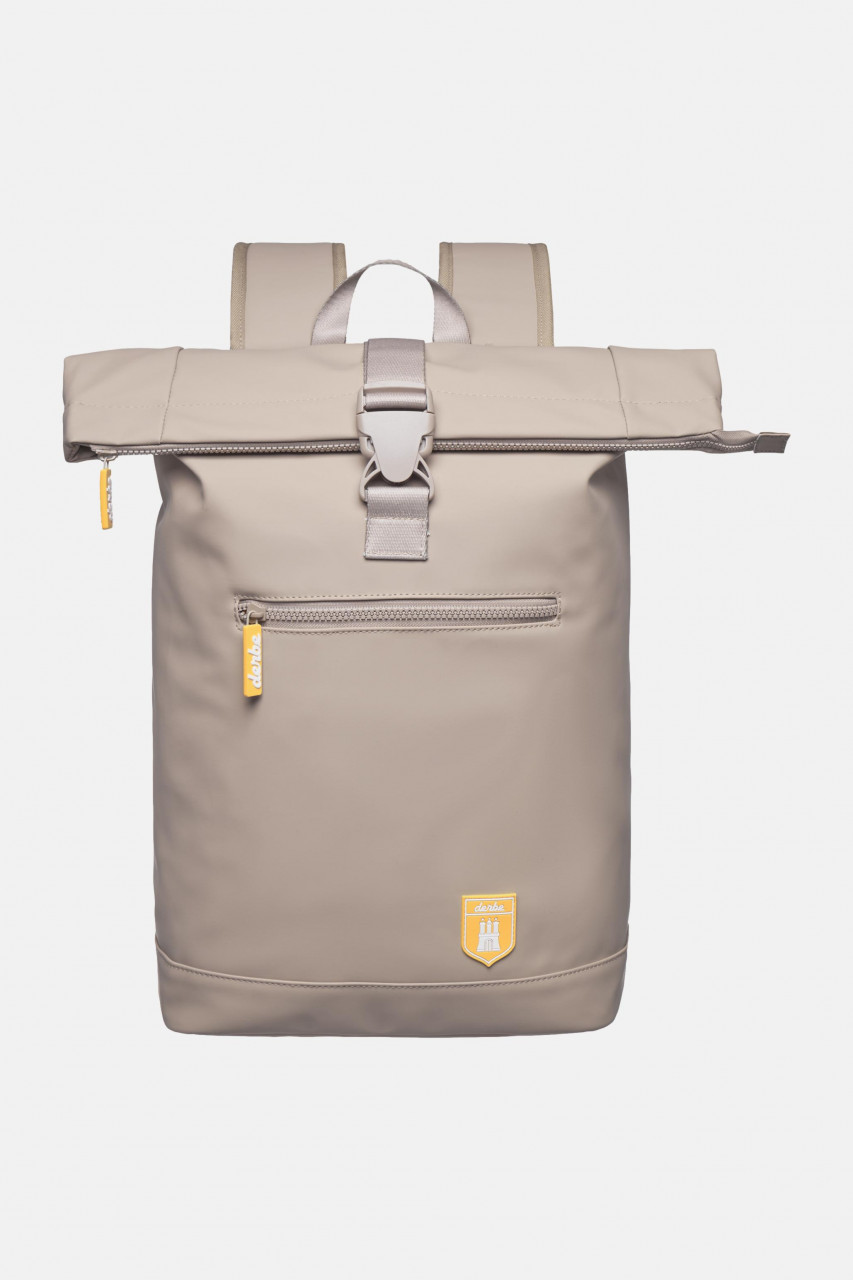 rucksack-beige-304ynx-1.jpg Derbe Ruck Rucksack Cobblestone Beige Rolltop Wasserabweisend – Bild 1