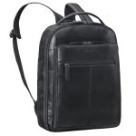 Laptoprucksack Business Rucksack Leder Damen Laptop Rucksack Tasche Schwarzer Rucksack Leder Damen "Nami" Leder Laptop Rucksack 15 Zoll Business Backpack Damen Herren