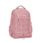 New Rebels Vince Leander Rosa 27L Rucksack Wasserabweisend Laptop 14"