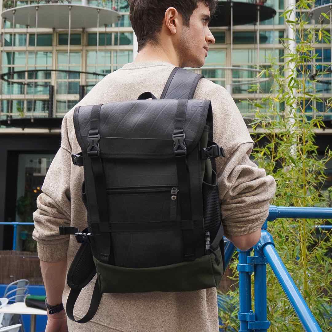 rucksack-mit-laptopfach-344lza-1.jpg Colonel Veganer wasserabweisender Rucksack mit Laptopfach – Bild 1